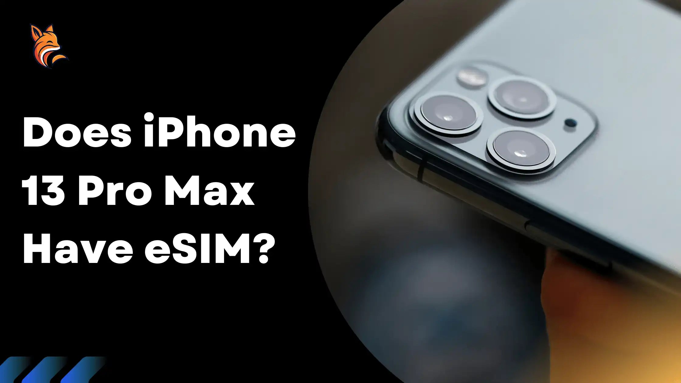 iphone 13 pro max support esim or not