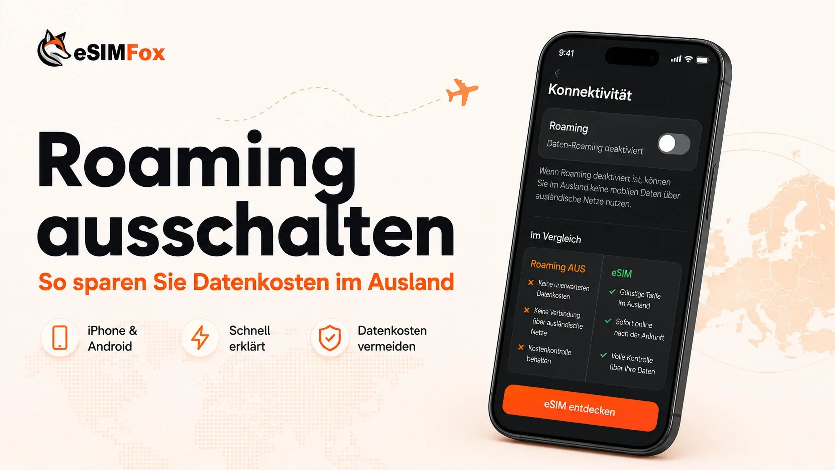 Roaming ausschalten 2026: So vermeidest du hohe Kosten mit eSIM & Co.