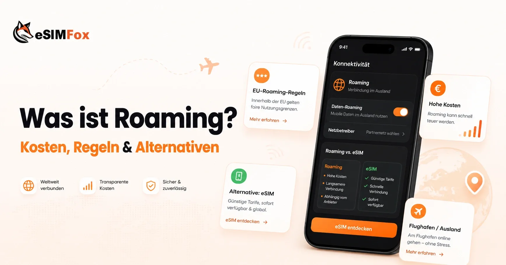 Was ist Roaming? Kosten, Regeln & Alternativen im Vergleich (2026)