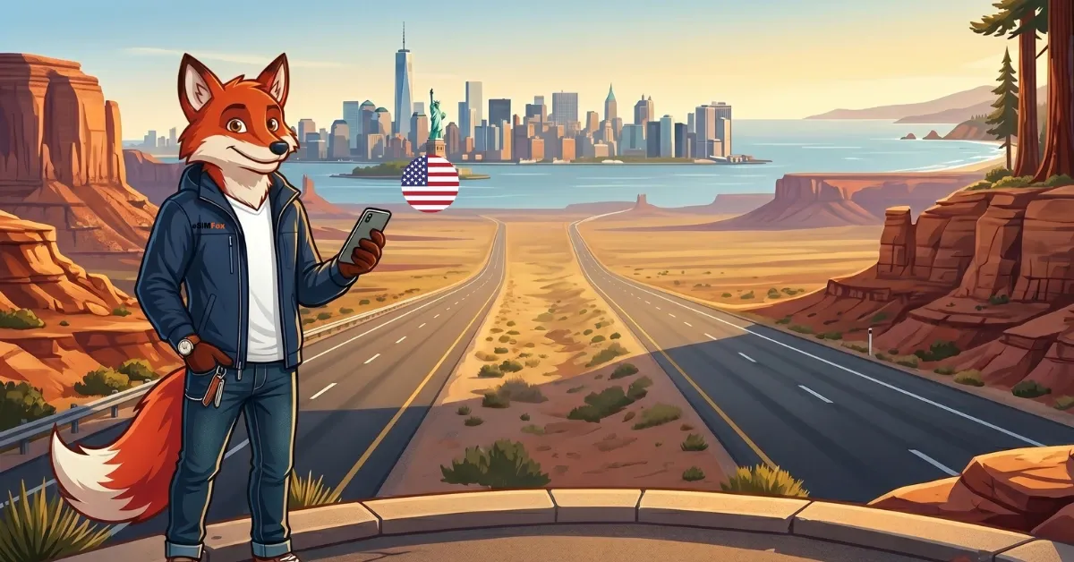 Nejlepší eSIM pro USA (2026): Tarify, ceny a pokrytí v porovnání