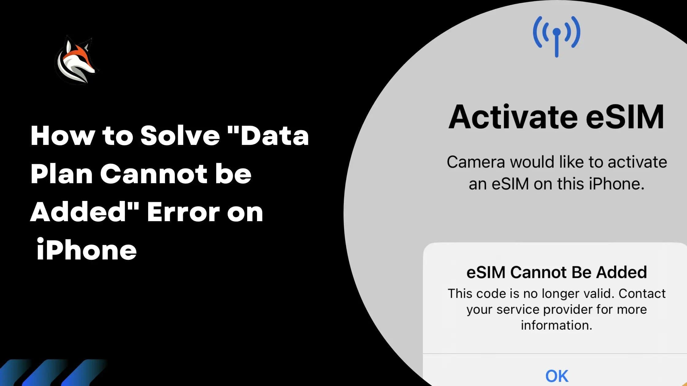 Comment résoudre l'erreur « eSIM ne peut pas être ajouté : ce code n'est plus valide » sur iPhone