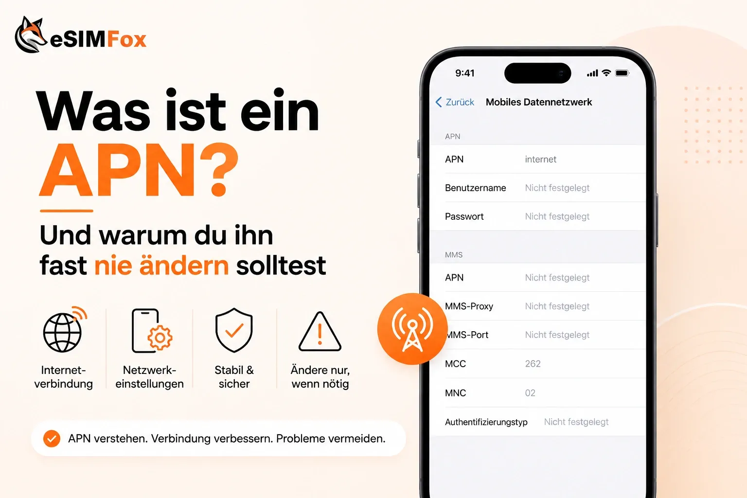 Was ist ein APN? Und warum du ihn fast nie ändern solltest